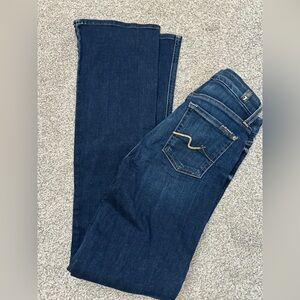 7 for All Mankind Kimmie High Rise boot cut jeans. Size 26.